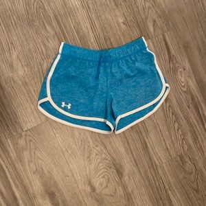 Blue UnderArmour running shorts